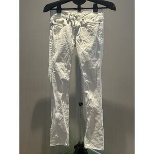 Martin + Osa Salt White Denim Straight Rigid Jeans size 25
